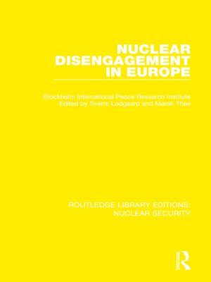 cover image of Nuclear Disengagement in Europe